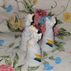 Unicorn Figurine with Rainbow Accents